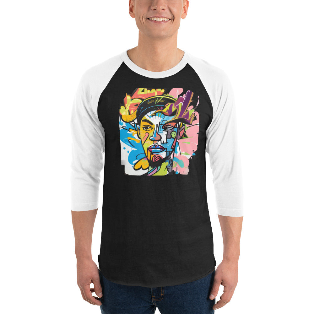 3/4 sleeve raglan shirt