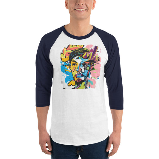 3/4 sleeve raglan shirt
