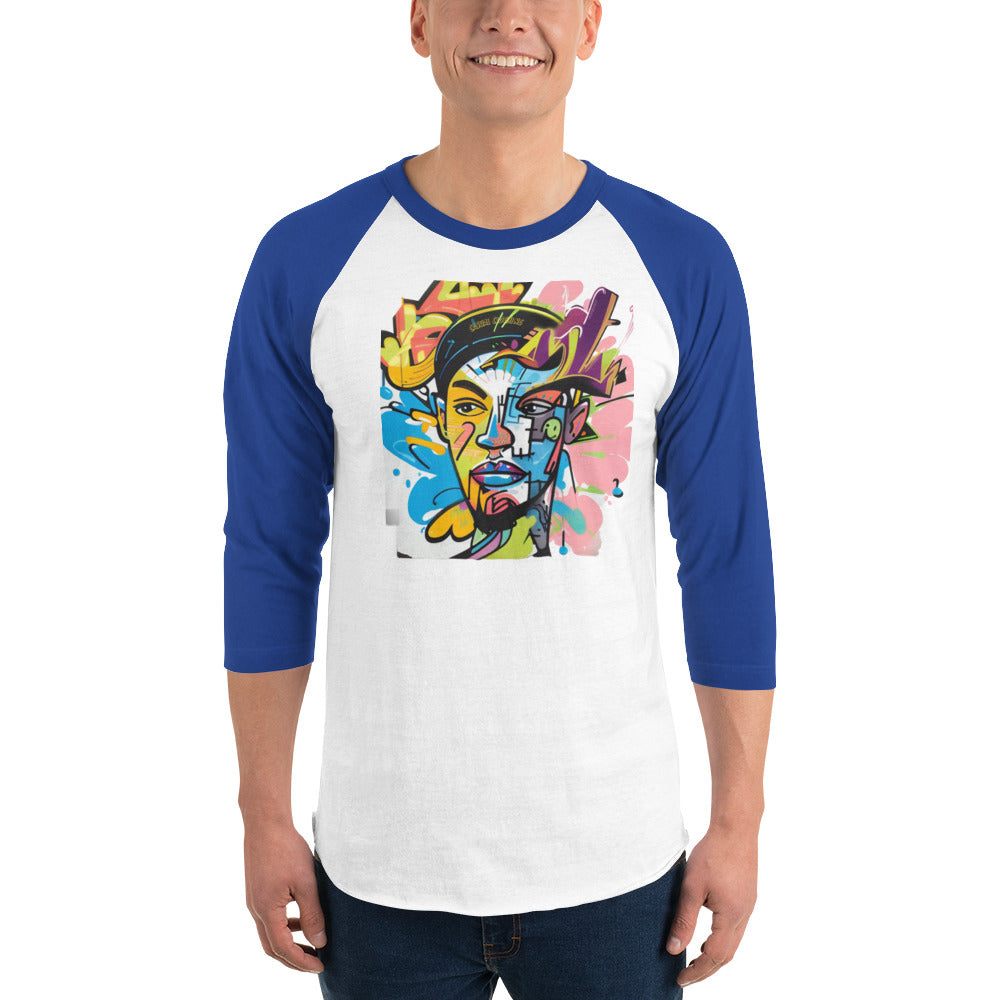 3/4 sleeve raglan shirt