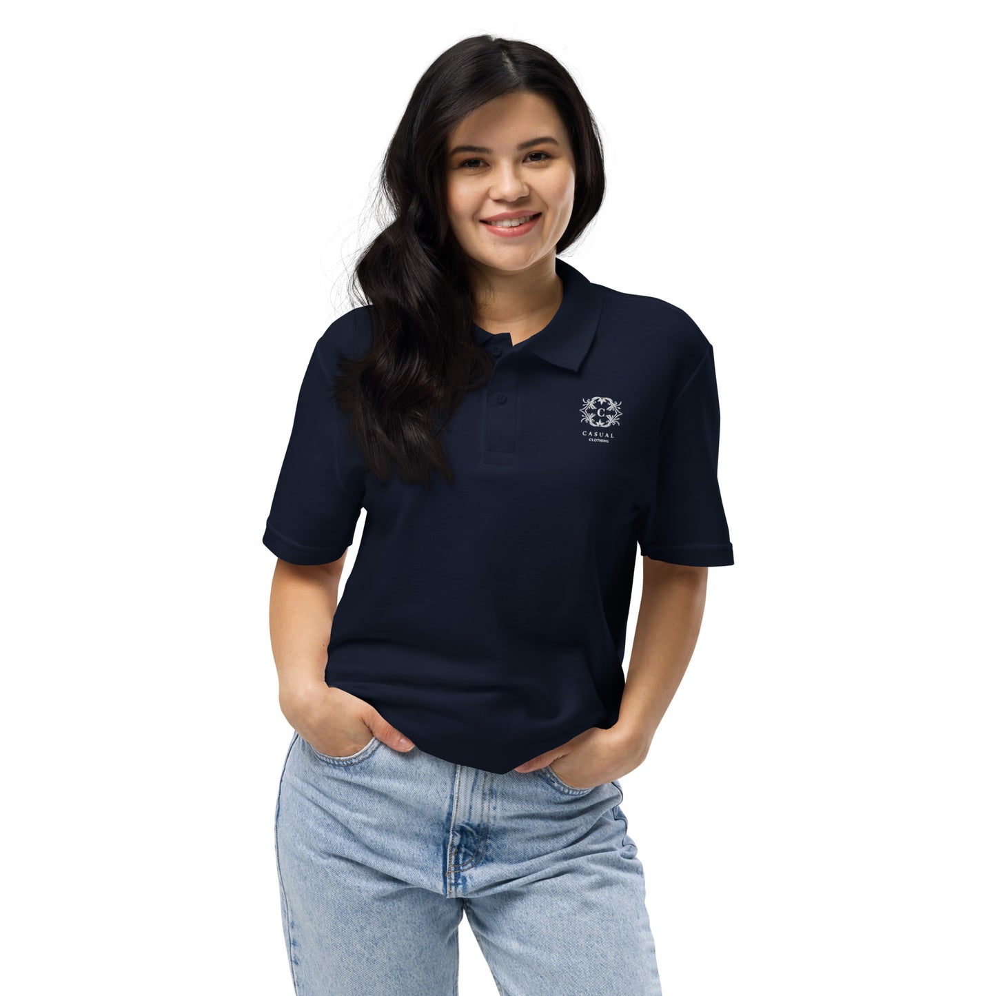 Women's pique polo shirt