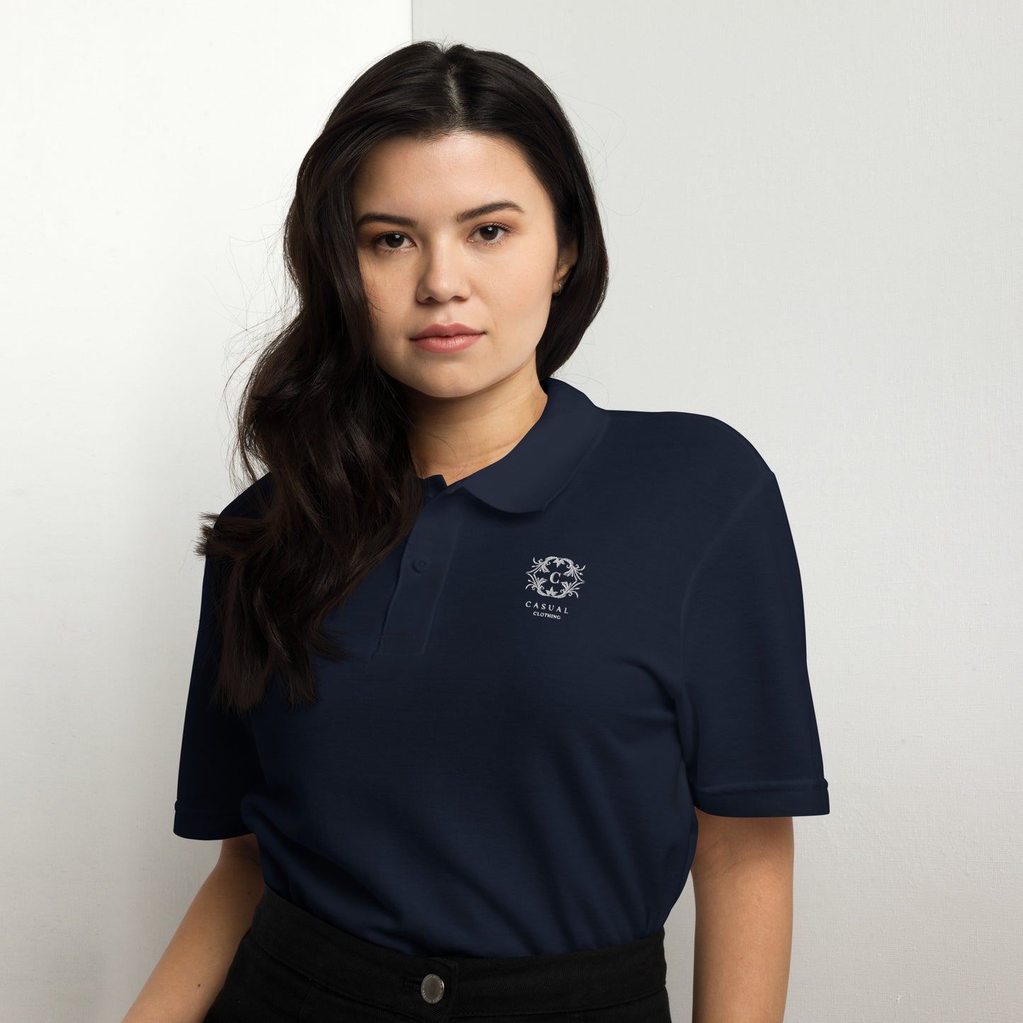 Women's pique polo shirt